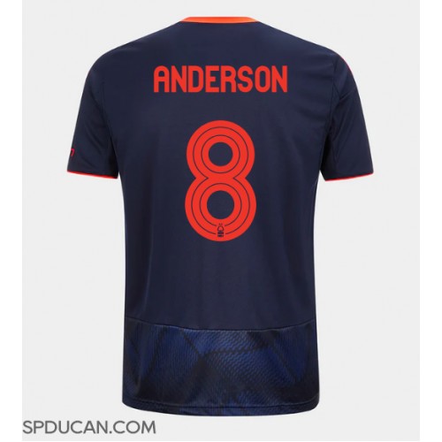 Muški Nogometni Dres Nottingham Forest Elliot Anderson #8 Rezervni 2025-26 Kratak Rukav